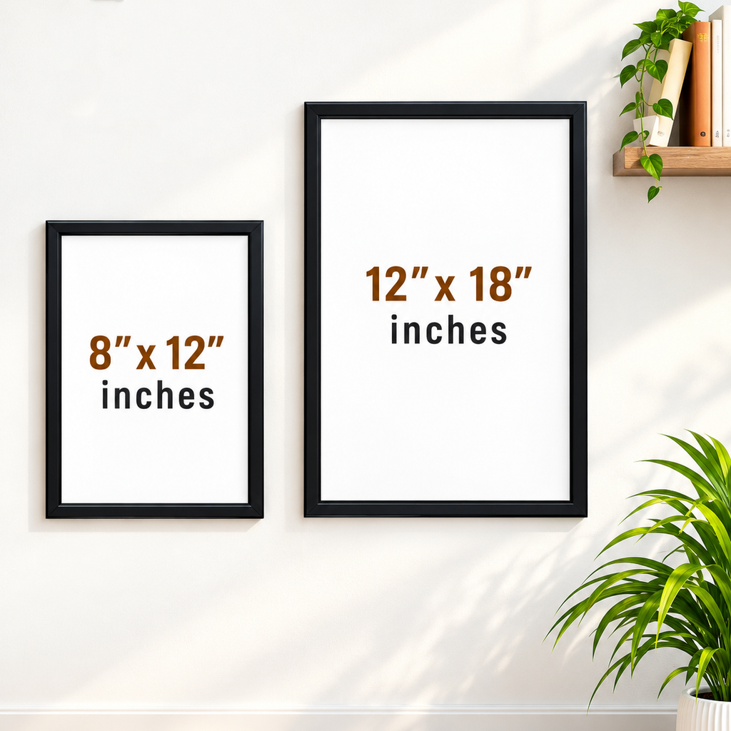 1% Better Every Day Motivational Wall Art | 08 X 12 Inch | Modern Black & Orange Inspirational Poster